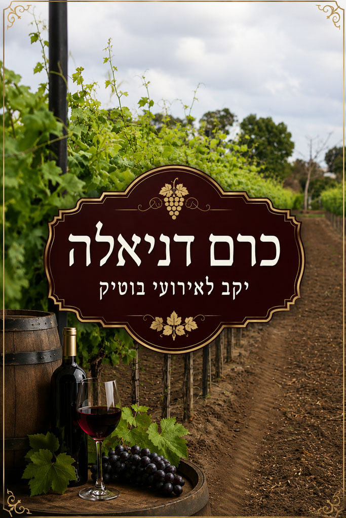 כרם דניאלה - יקב לאירועים בשפלה - אירוע בוטיק ביקב